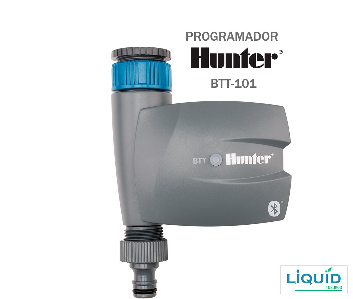 Programador de canilla Hunter BTT 101 vista frontal